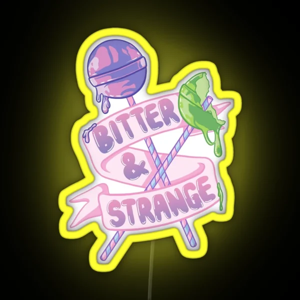 Bitter And Strange RGB Neon Sign