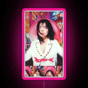 Bjork 1995 Postlong RGB Neon Sign