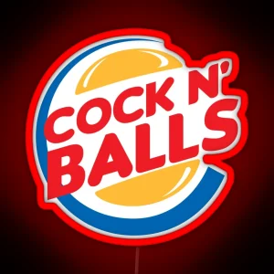 Bk Balls RGB Neon Sign