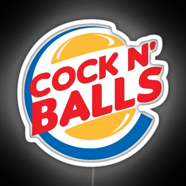 Bk Balls RGB Neon Sign