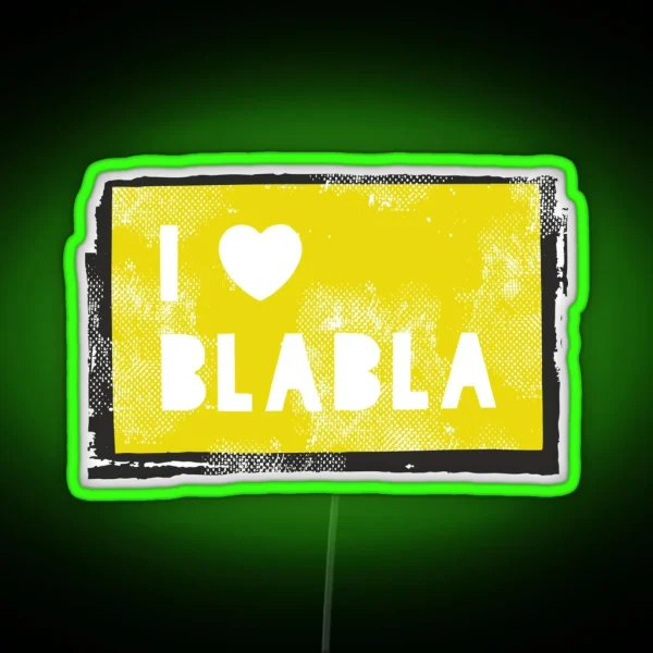 BLA BLA BLA RGB Neon Sign