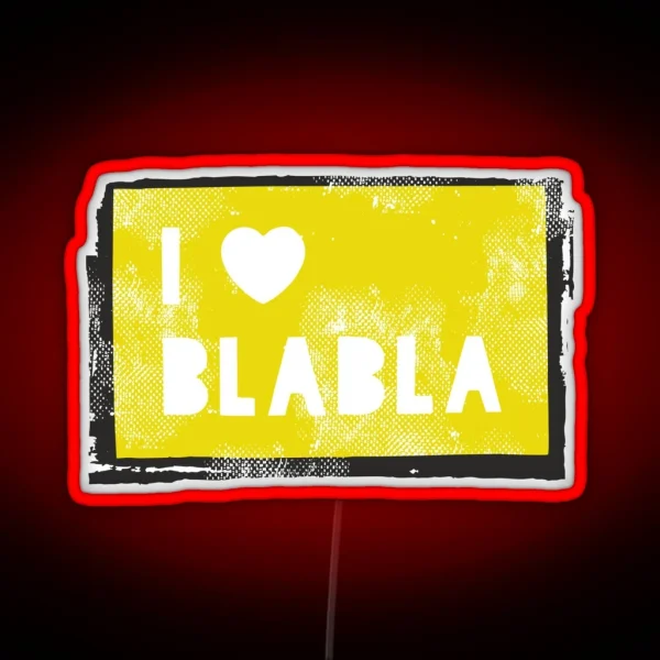 BLA BLA BLA RGB Neon Sign