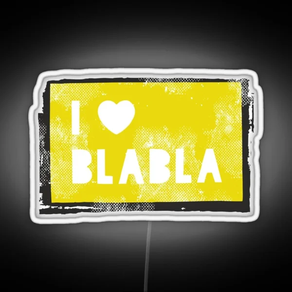BLA BLA BLA RGB Neon Sign