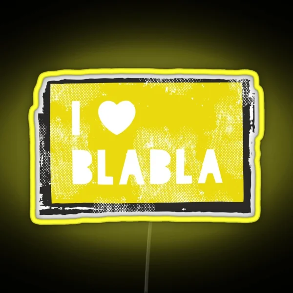 BLA BLA BLA RGB Neon Sign