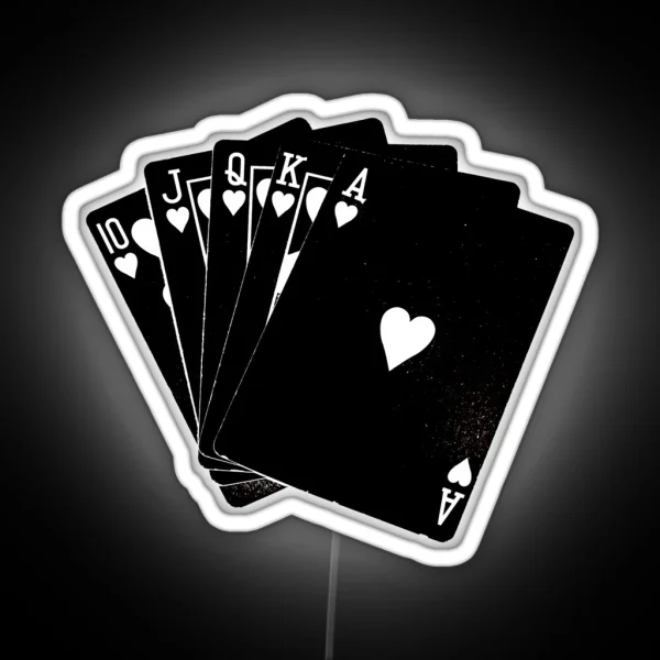 Black Cards RGB Neon Sign