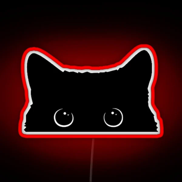 Black Cat RGB Neon Sign