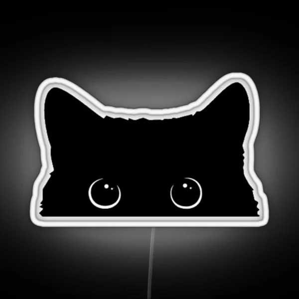 Black Cat RGB Neon Sign