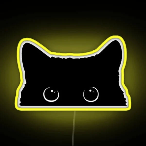Black Cat RGB Neon Sign