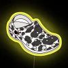 Eye-catching Black Cow Crocodile Neon Sign with Color-Changing RGB Lighting