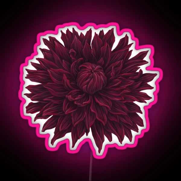 Black Dahlia RGB Neon Sign