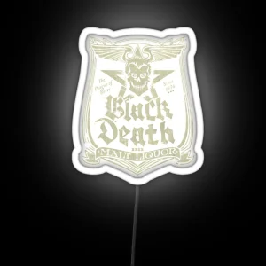 Black Death Malt Liquor RGB Neon Sign