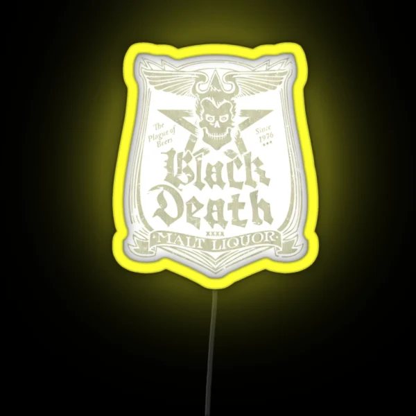 Black Death Malt Liquor RGB Neon Sign