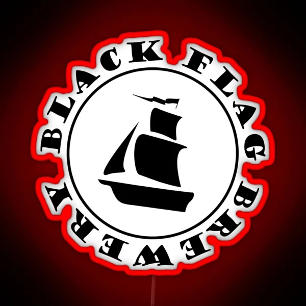 Black Flag Brewery RGB Neon Sign