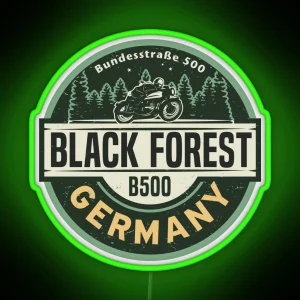 Black Forest Germany RGB Neon Sign