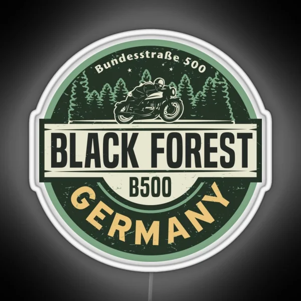 Black Forest Germany RGB Neon Sign
