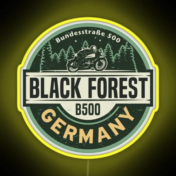 Black Forest Germany RGB Neon Sign