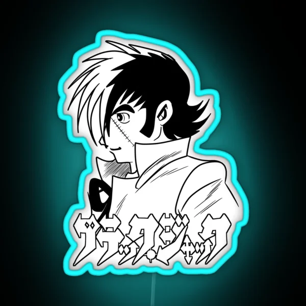BLACK JACK RGB Neon Sign