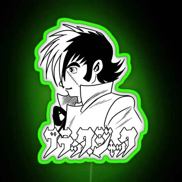 BLACK JACK RGB Neon Sign