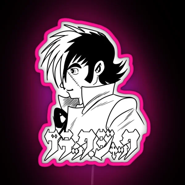 BLACK JACK RGB Neon Sign