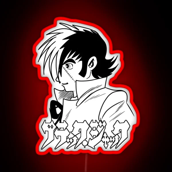 BLACK JACK RGB Neon Sign