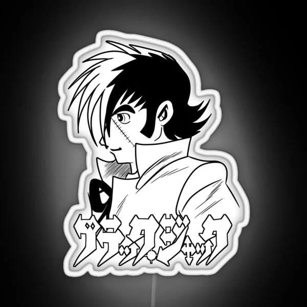 BLACK JACK RGB Neon Sign