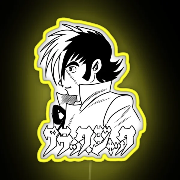 BLACK JACK RGB Neon Sign