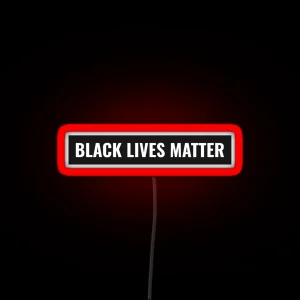 Black Lives Matter RGB Neon Sign