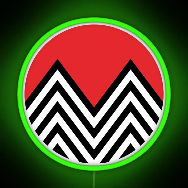Black Lodge RGB Neon Sign