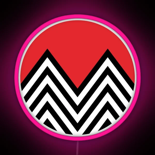 Black Lodge RGB Neon Sign