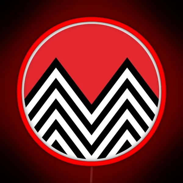 Black Lodge RGB Neon Sign