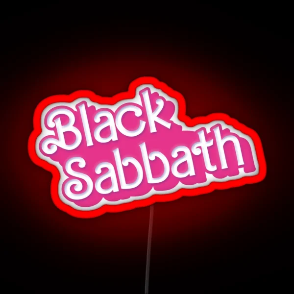 Black Sabbath RGB Neon Sign