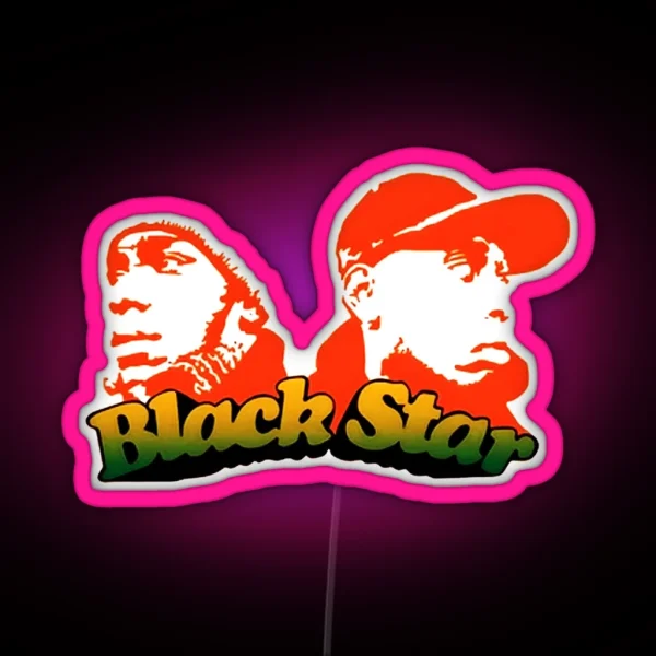 Black Star Mos Def RGB Neon Sign