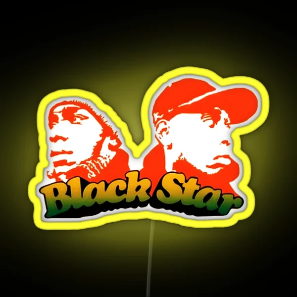 Black Star Mos Def RGB Neon Sign
