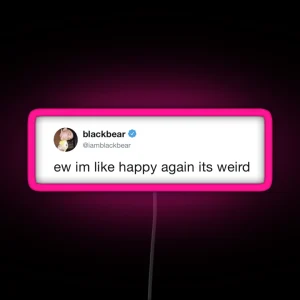 Blackbear Tweet RGB Neon Sign