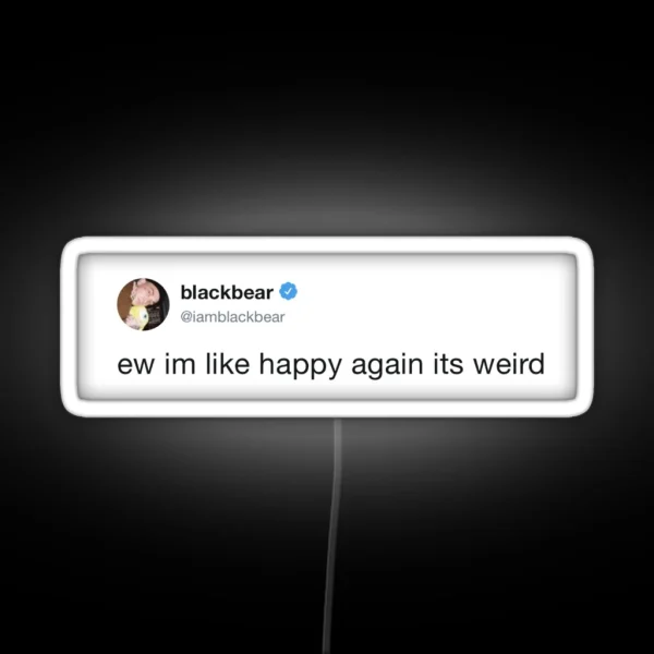 Blackbear Tweet RGB Neon Sign