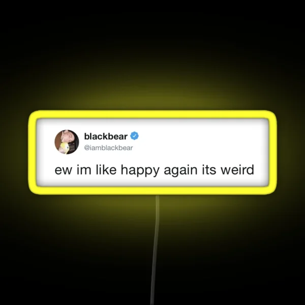 Blackbear Tweet RGB Neon Sign