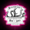 Vibrant Blackbeard's Bar and Grill RGB Neon LED Sign Illumination Display