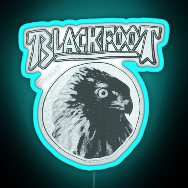 Blackfoot Rock Band Gift For Fan RGB Neon Sign