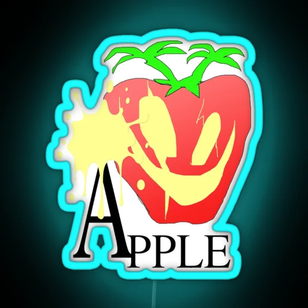 Bladee Drain Gang Apple Merch RGB Neon Sign