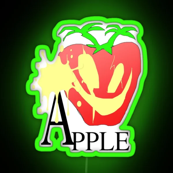 Bladee Drain Gang Apple Merch RGB Neon Sign