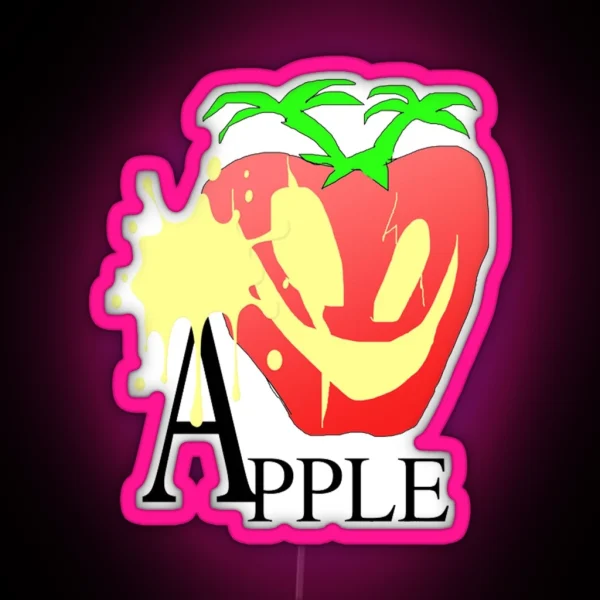 Bladee Drain Gang Apple Merch RGB Neon Sign