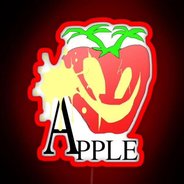Bladee Drain Gang Apple Merch RGB Neon Sign