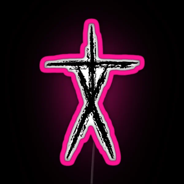 Blair Witch Stick Figures RGB Neon Sign