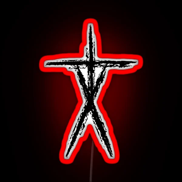 Blair Witch Stick Figures RGB Neon Sign