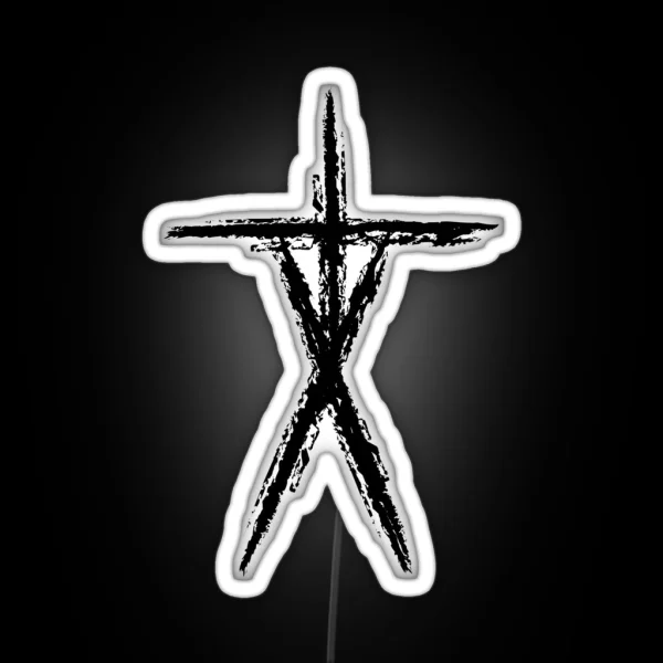 Blair Witch Stick Figures RGB Neon Sign