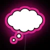 RGB Neon Sign with Thought Bubble Design for Modern Spaces