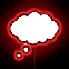 Empty Mind, Filled with Possibilities: A Neon Thought Balance Sign