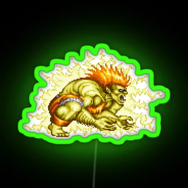 Blanka Electric Thunder RGB Neon Sign