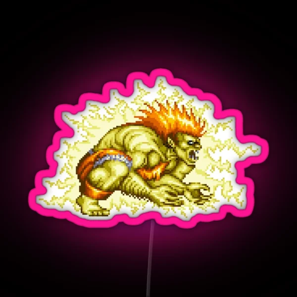 Blanka Electric Thunder RGB Neon Sign