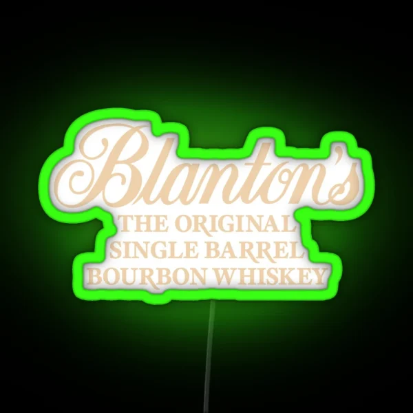 Blanton S Bourbon RGB Neon Sign